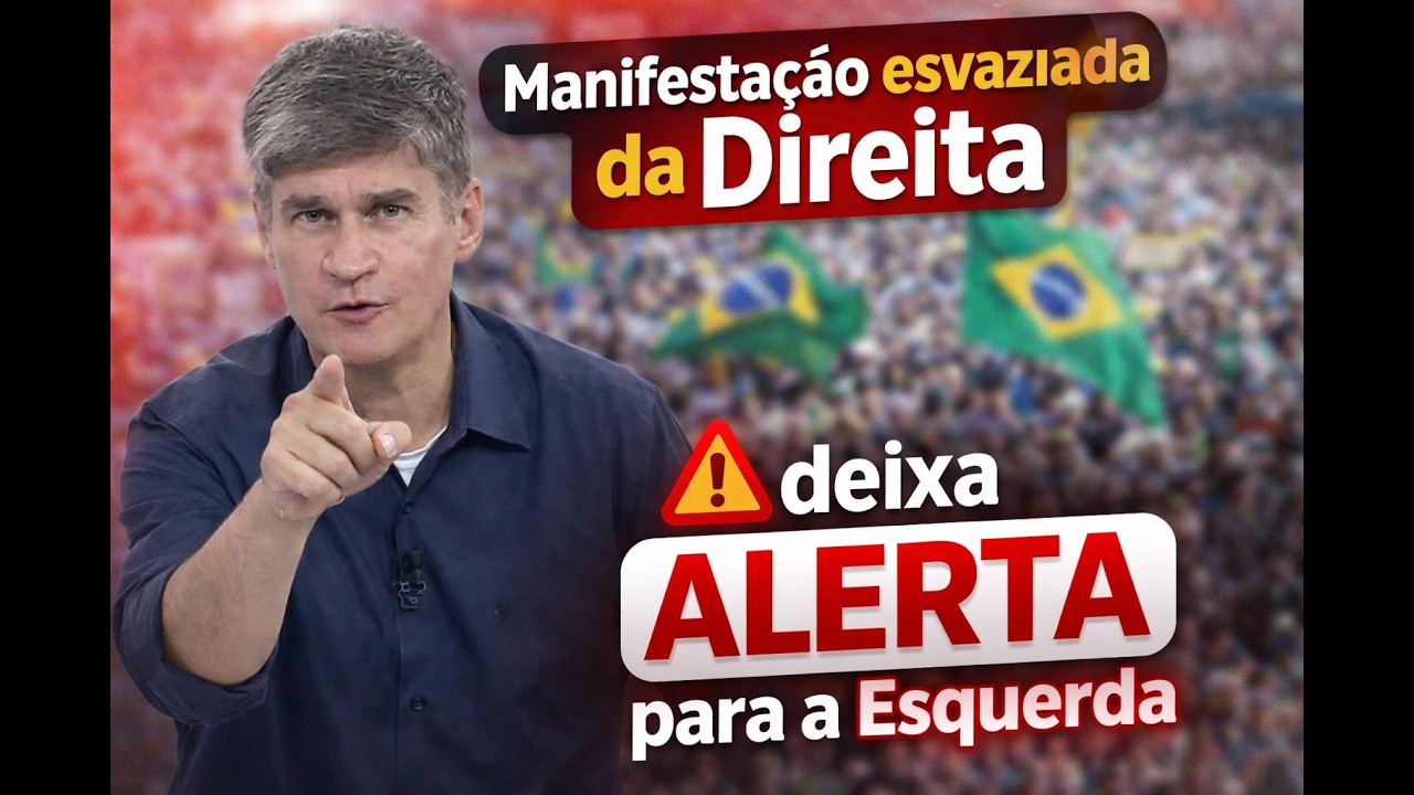 Manifestação esvaziada da Direita deixa alerta para a Esquerda