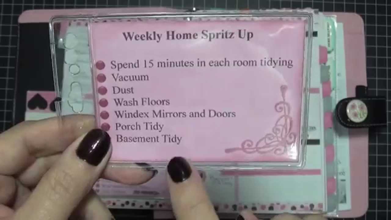 In the Zone…my cleaning list