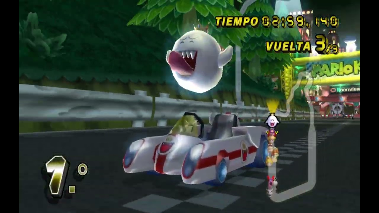 Mario Kart Wii Gameplay ( King Boo)