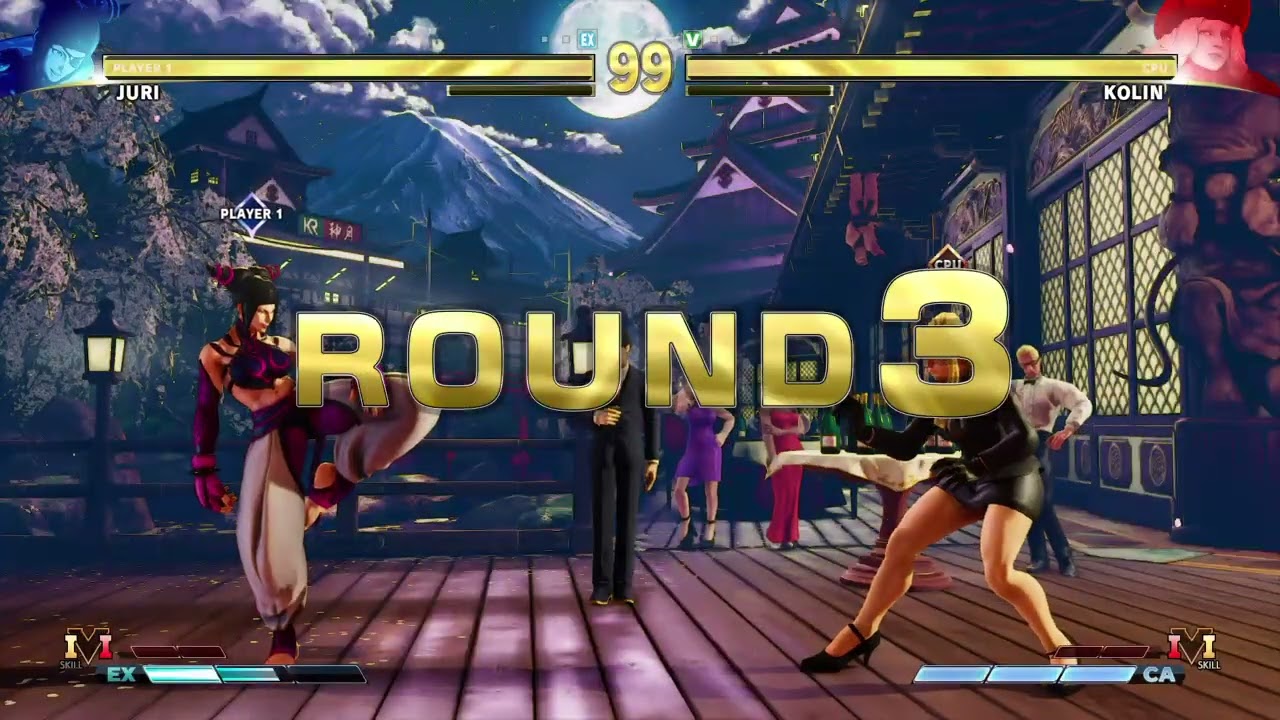 STREET FIGHTER V Juri vs Kolin