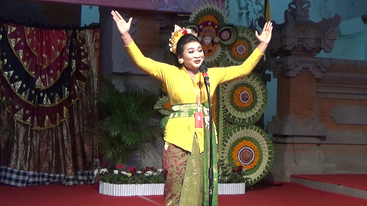 Juara 1 Pidato (Pidarta) Bulan Bahasa Bali 2021 tingkat Mahasiswa se Bali