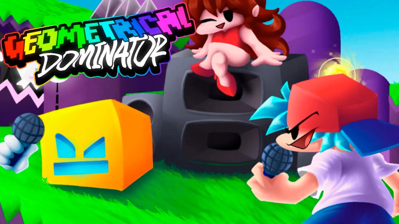 Friday Night Funkin' Friday Night Dashing / Geometrical Dominator Song / FNF mod Part 1