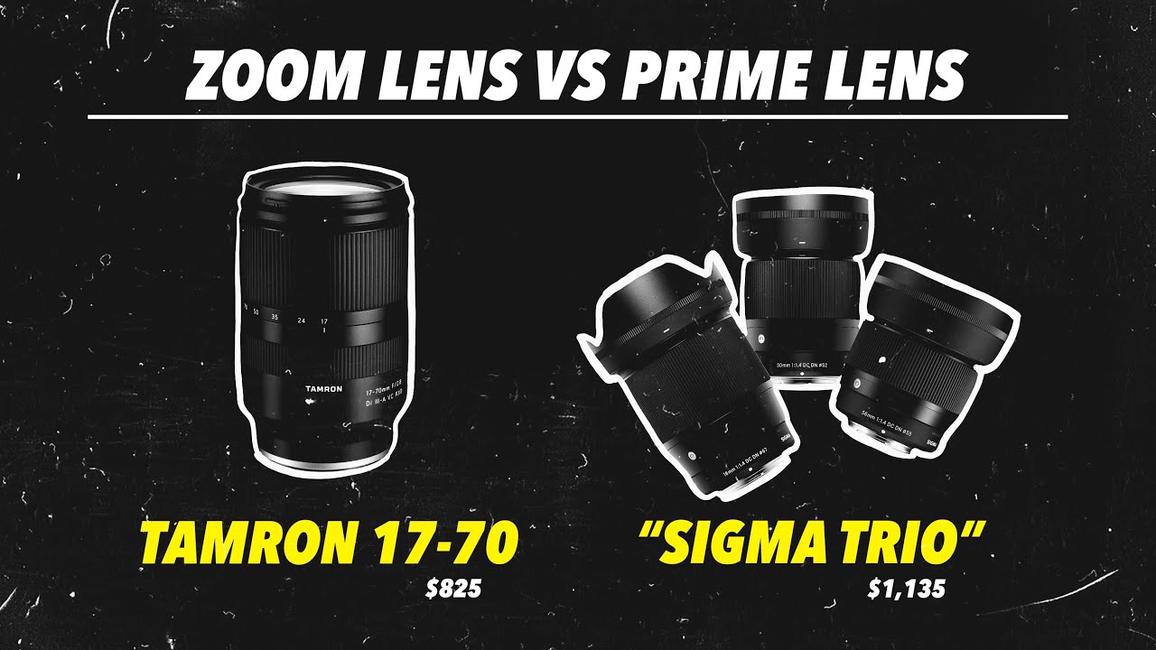 TAMRON 17-70MM против SIGMA TRIO (16, 30 и 56) | SONY A6000, A6100, A6300, A6400, A6500, A6600