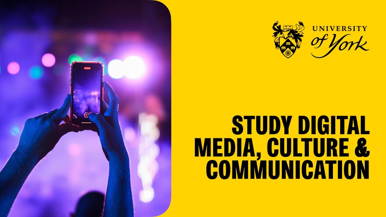 Digital Media, Culture & Communication at York