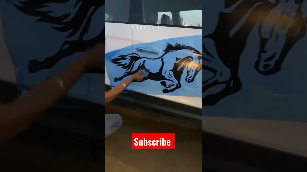 creta side modified with horse decals 