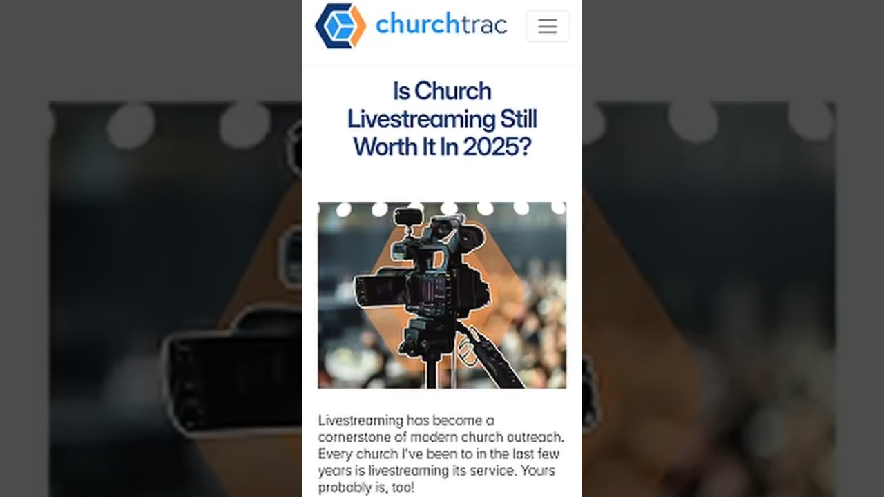 Is Livestreaming Worth It For Churches?