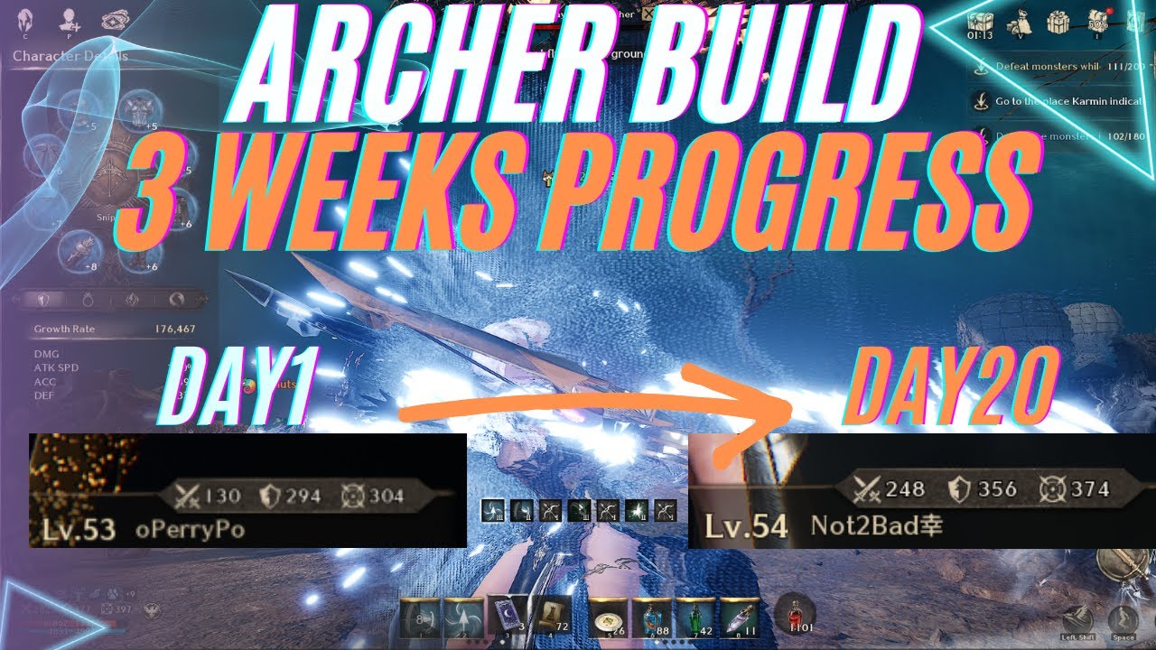 NIGHTCROWS - ARCHER BUILD AND PROGRESS FOR 3 WEEKS !