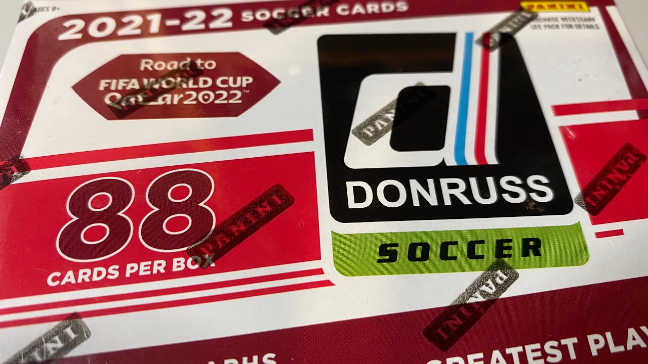 ASMR: 2021 Donruss Soccer Blaster Box / шёпот / жевание жвачки