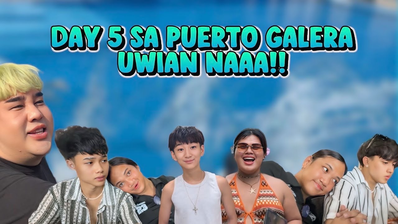 DAY 5 SA PUERTO GALERA UWIAN NAAAA!! 
