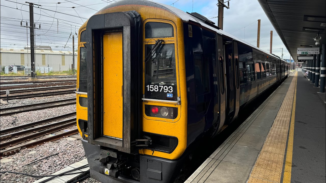 Northern 158 Trains - Hull to Doncaster Rail Ride