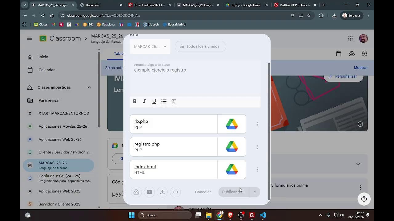 Registro Form 06/02/2026
