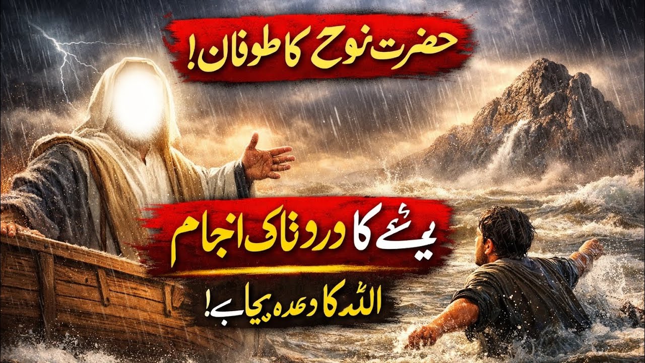 حضرت نوحؑ کا طوفان | صبر، ایمان اور اللہ کے وعدے کی سچی کہانی