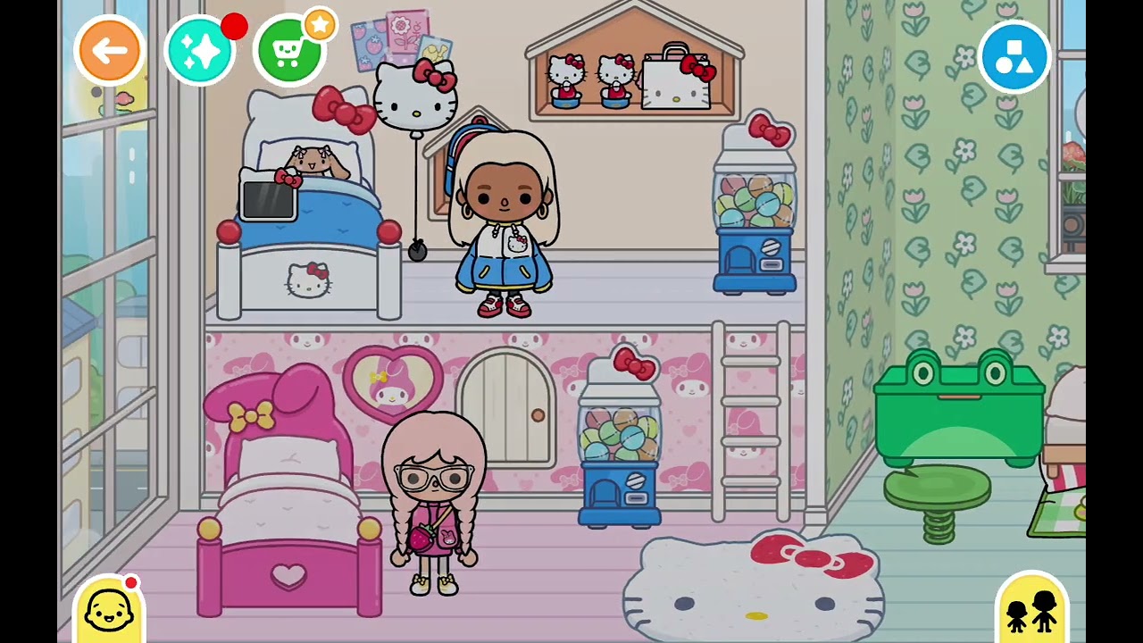 My  breakfast routine  in Toca Boca