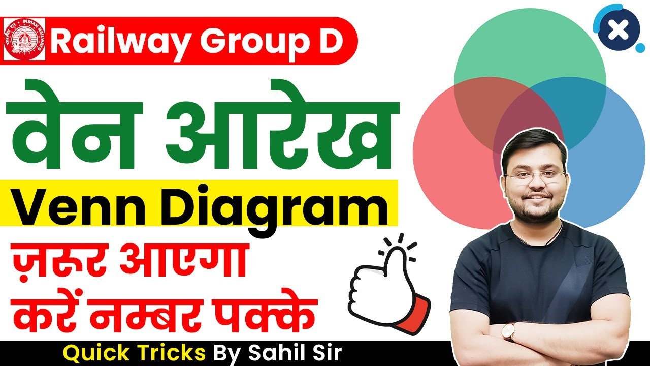 Class-33 Railway Group D Maths | Venn Diagram (वेन आरेख) | Exam में आने वाले सभी Top Questions