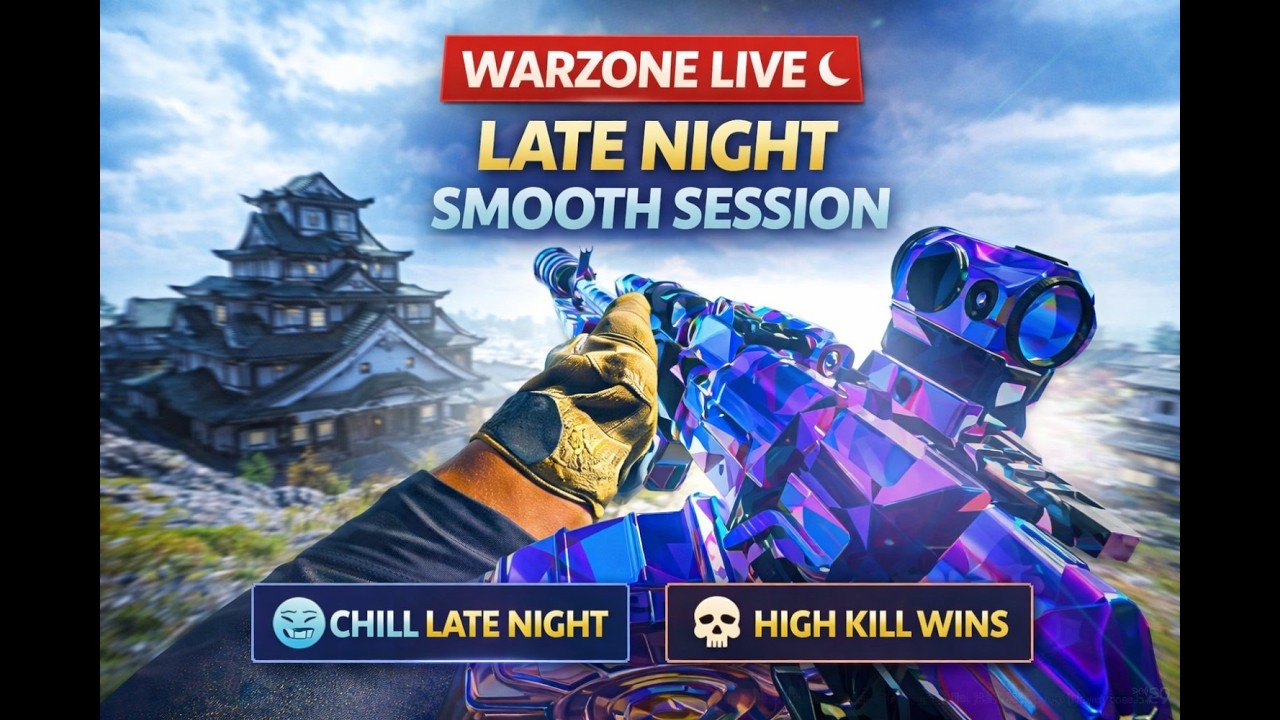 WARZONE LIVE 🔴 | Late Night Smooth Session 🌙