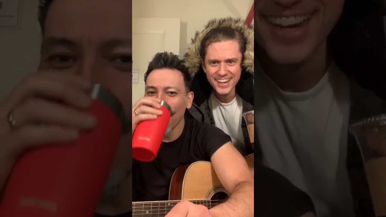 Ricky Rojas live warm up - thursday 5h december Feat Aaron Tveit - Moulin Rouge The Musical