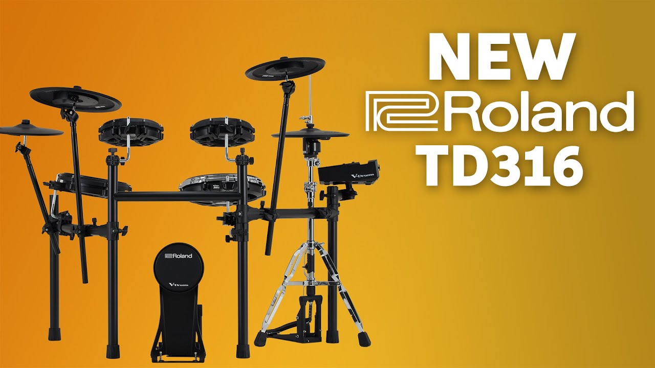 Roland V-Drums TD316 Electronic Drum Set Demo