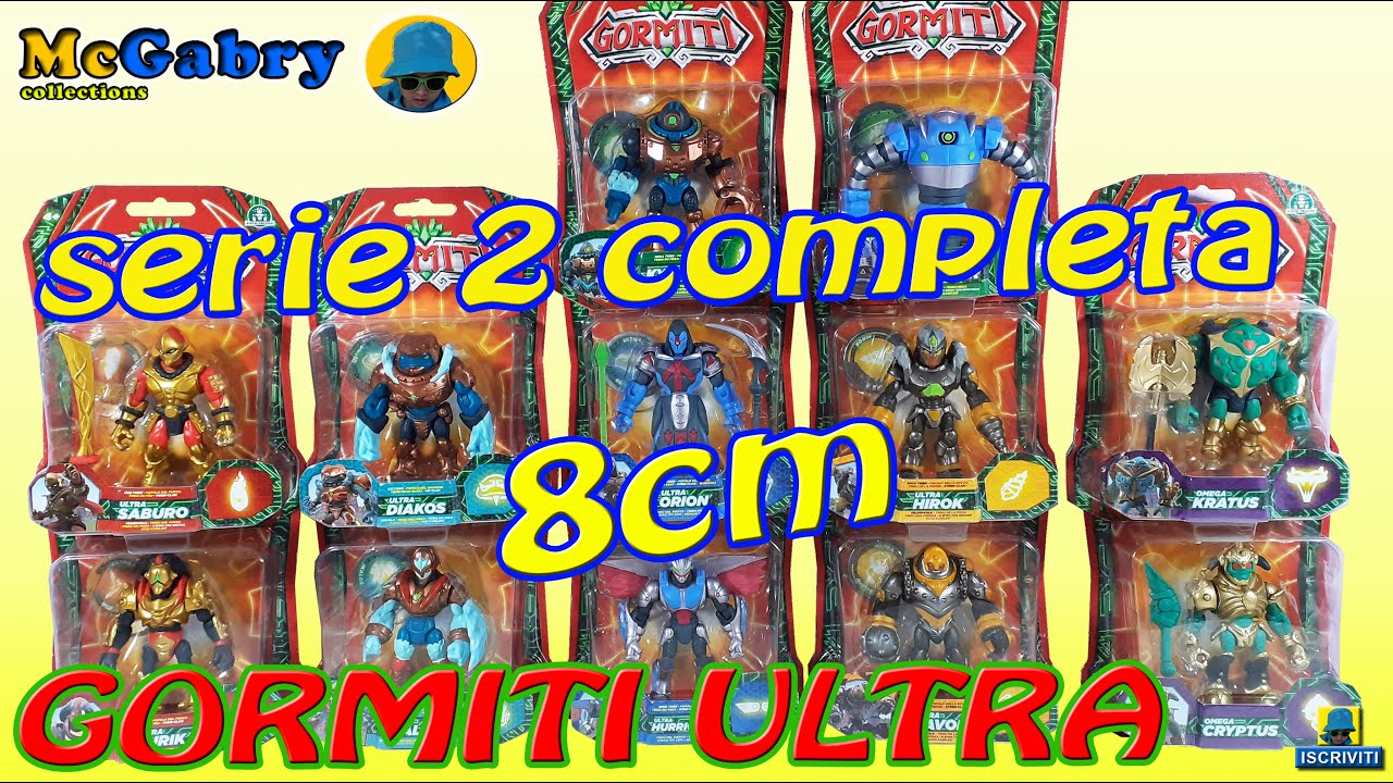 GORMITI ULTRA 8cm SERIE 2 COLLEZIONE COMPLETA-UNBOXING GORMITI EVOLUZIONE MEKA