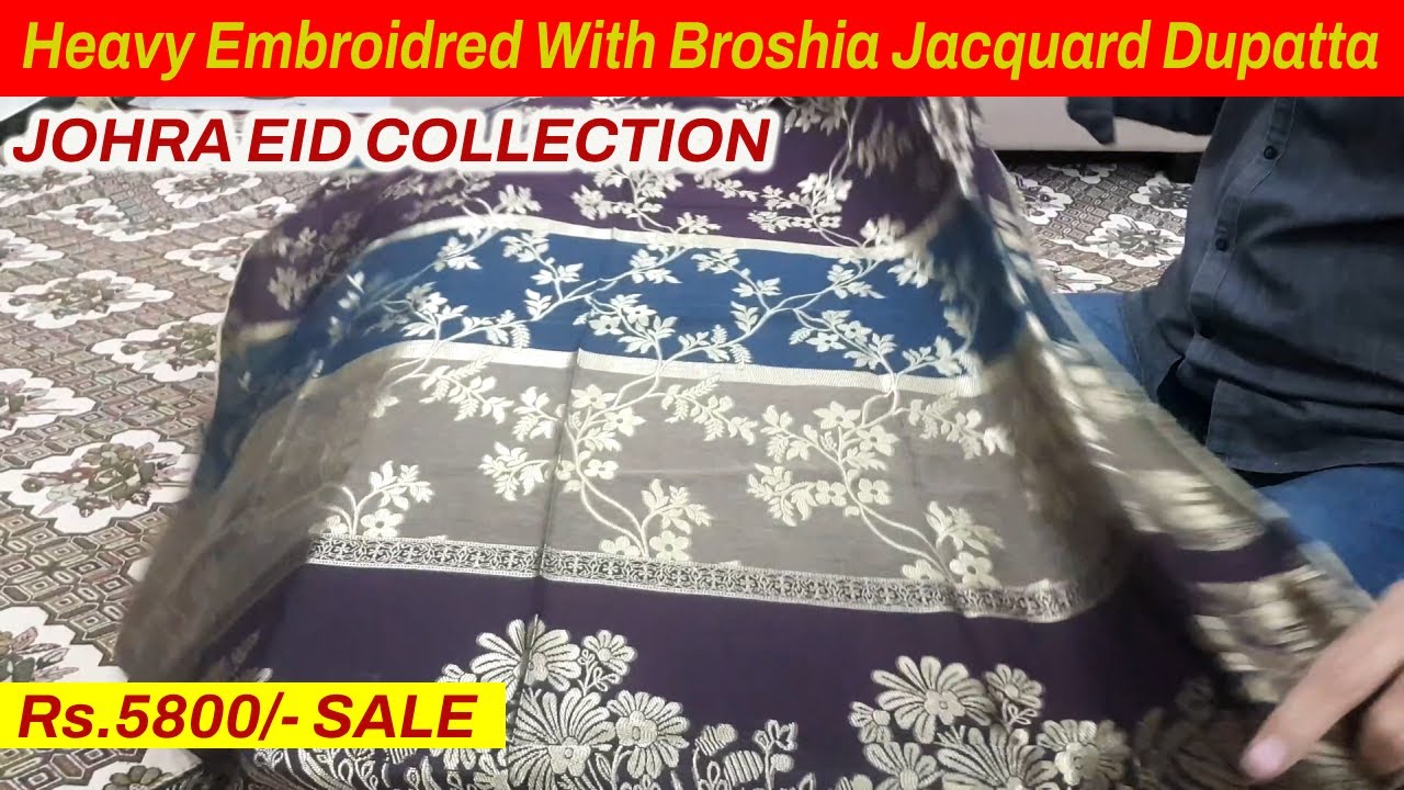 AFEEFA by JOHRA | Luxury Embroidered With Multi Jacquard Lawn Eid Collection 2025