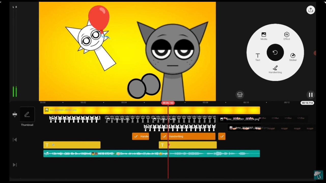 Wenda and the Gray Shorties Logo Remake Kinemaster Speedrun x16 Speed