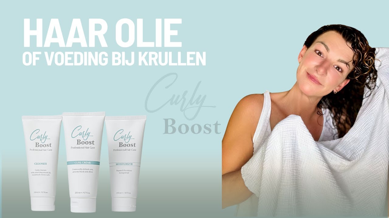 Haar olie bij krullen