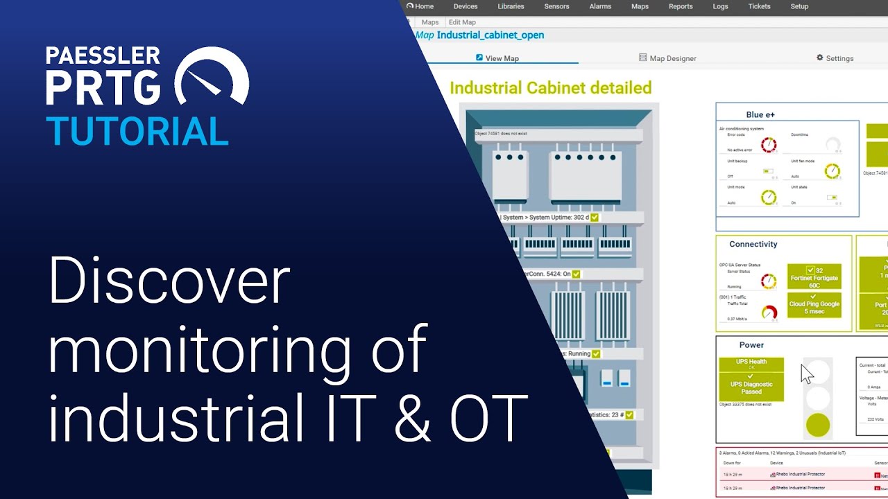 PRTG Overview - Monitoring of Industrial IT and OT