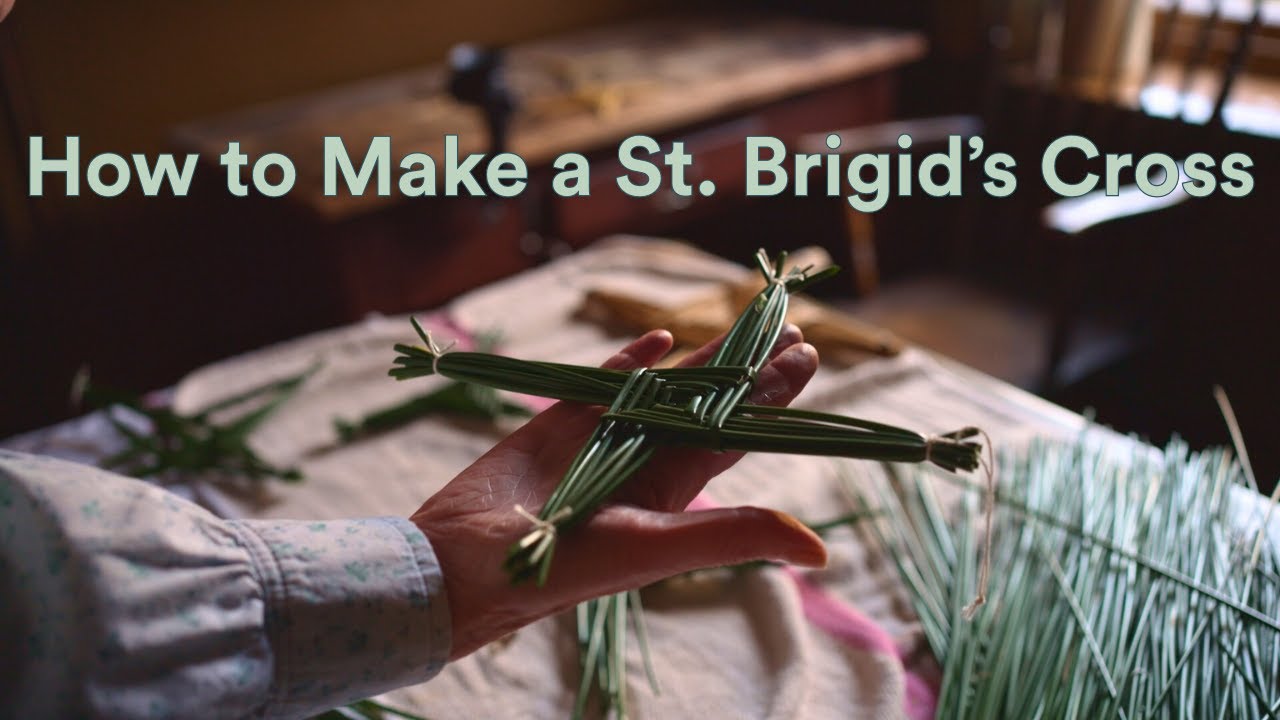 How to Make a St. Brigid's Cross at the Ulster Folk Museum