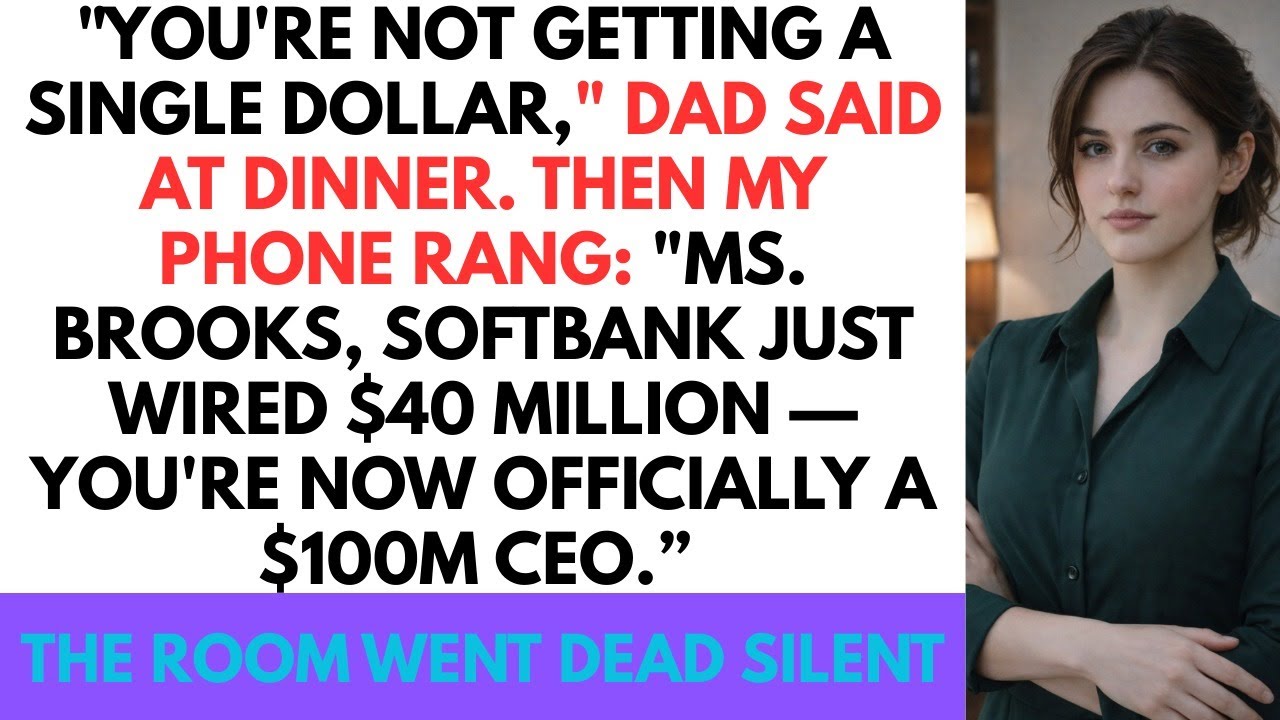 At The Family Meeting, My Dad Cut Me Off — Then My Assistant Called 