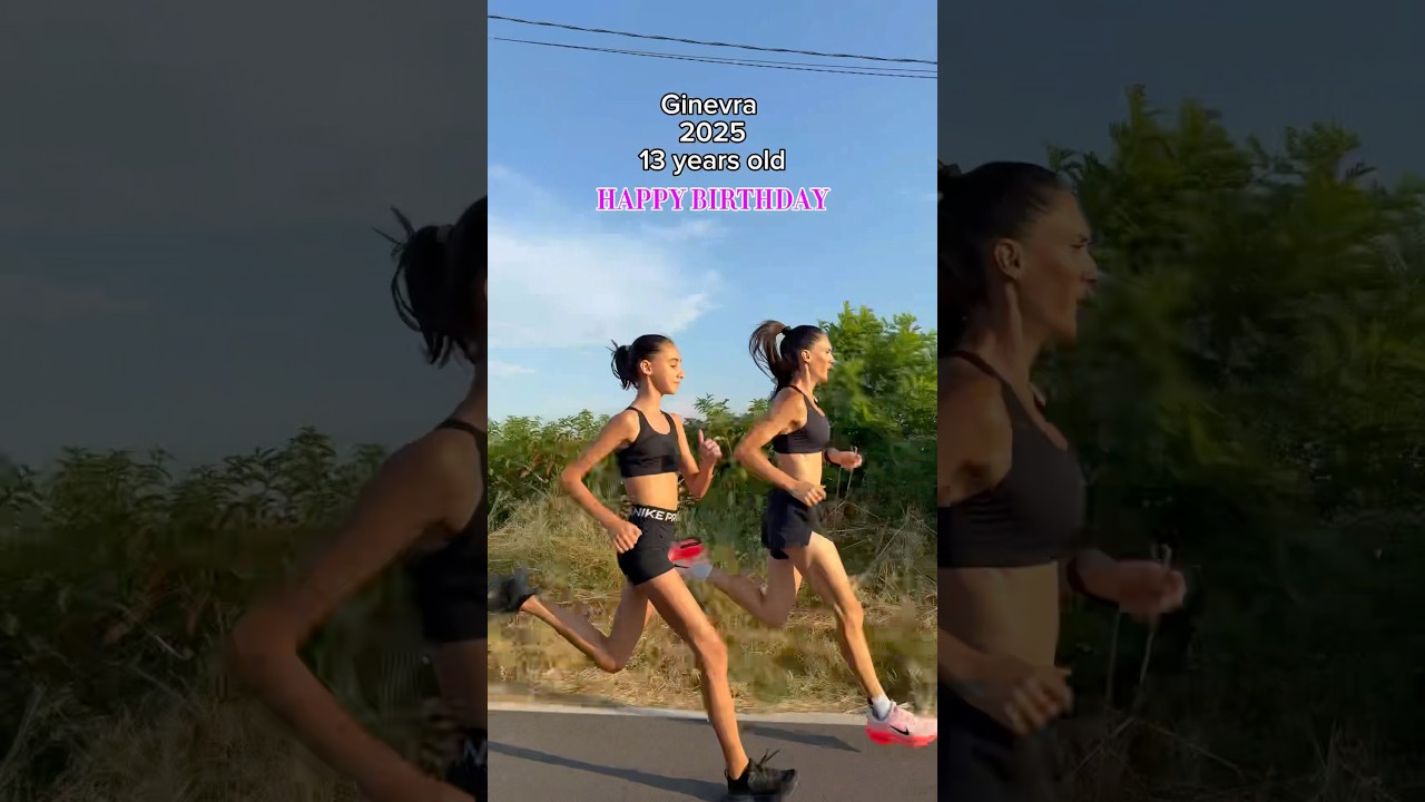 From 2021 to 2025: Ginevra's progress. It&rsquo;s her birthday! #runners #run #happybirthaday #running