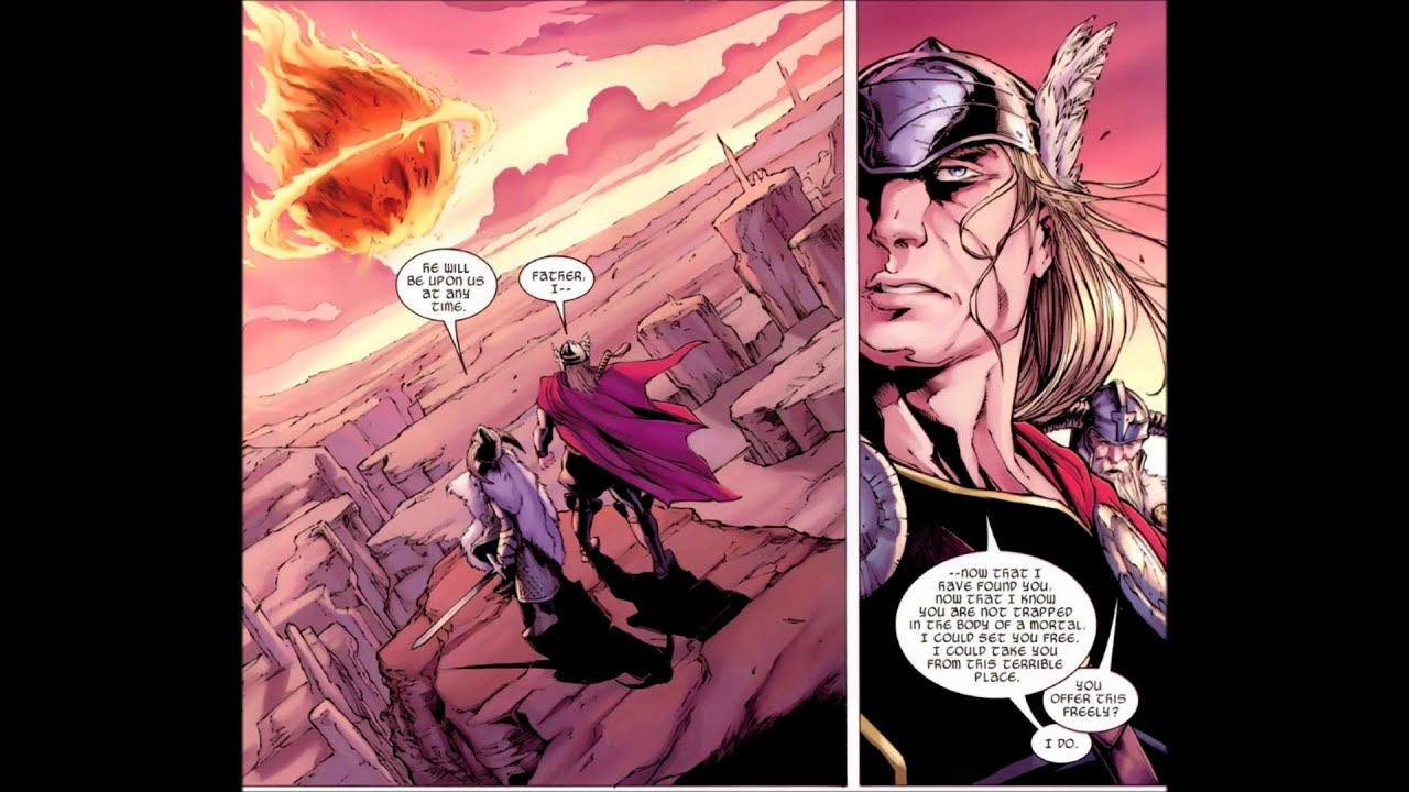 Odin and Thor Vs Surtur!