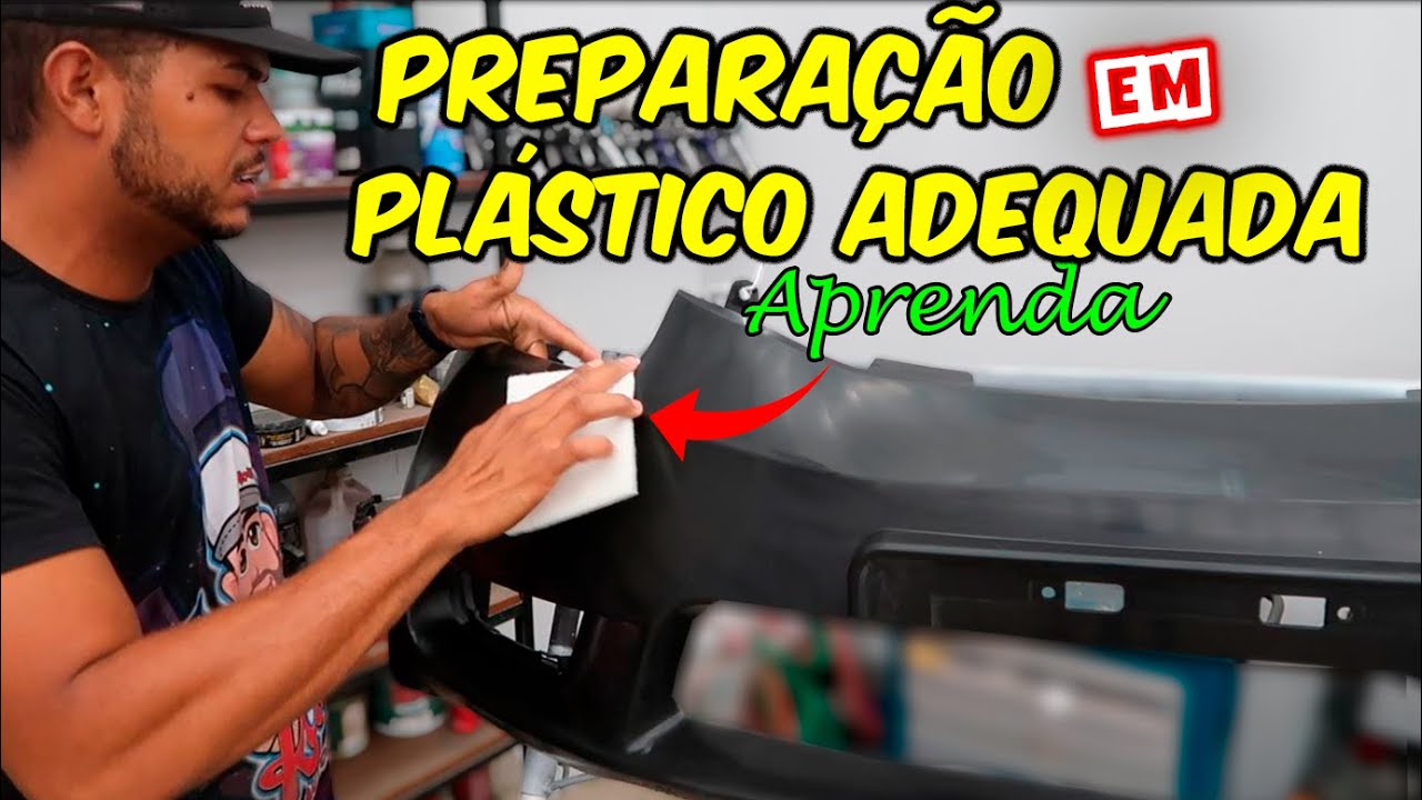 COMO PINTAR PLÁSTICO SEM DESPLACAR  CARRO E MOTO - PASSO A PASSO COM SELADORA!