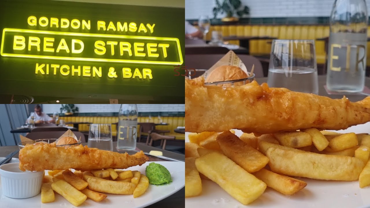 FISH AND CHIPS AT ICONSIAM BANGKOK |  Gordon Ramsay Bread Street