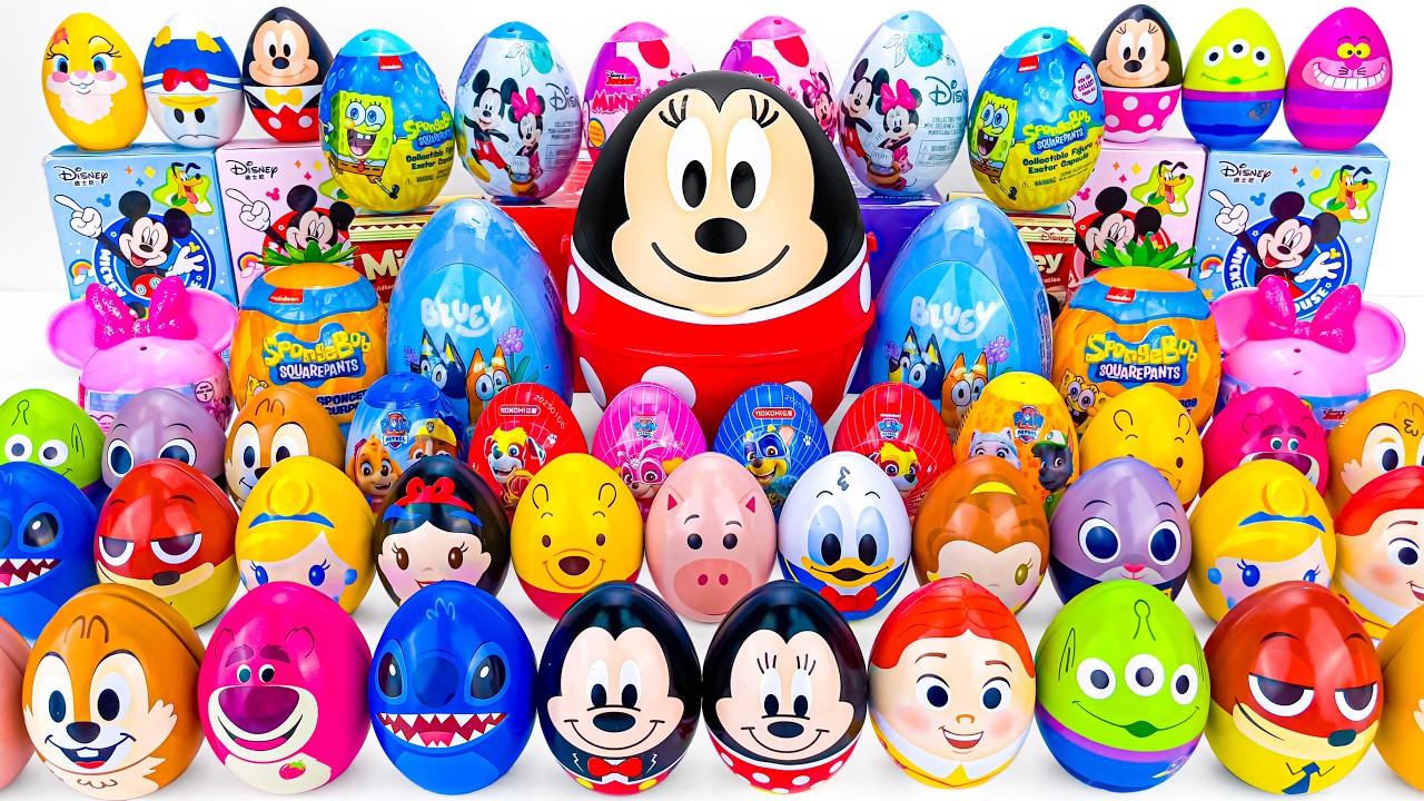 UNBOXING DISNEY SQUISHY Mystery Toys Series ASMR | NO TALKING