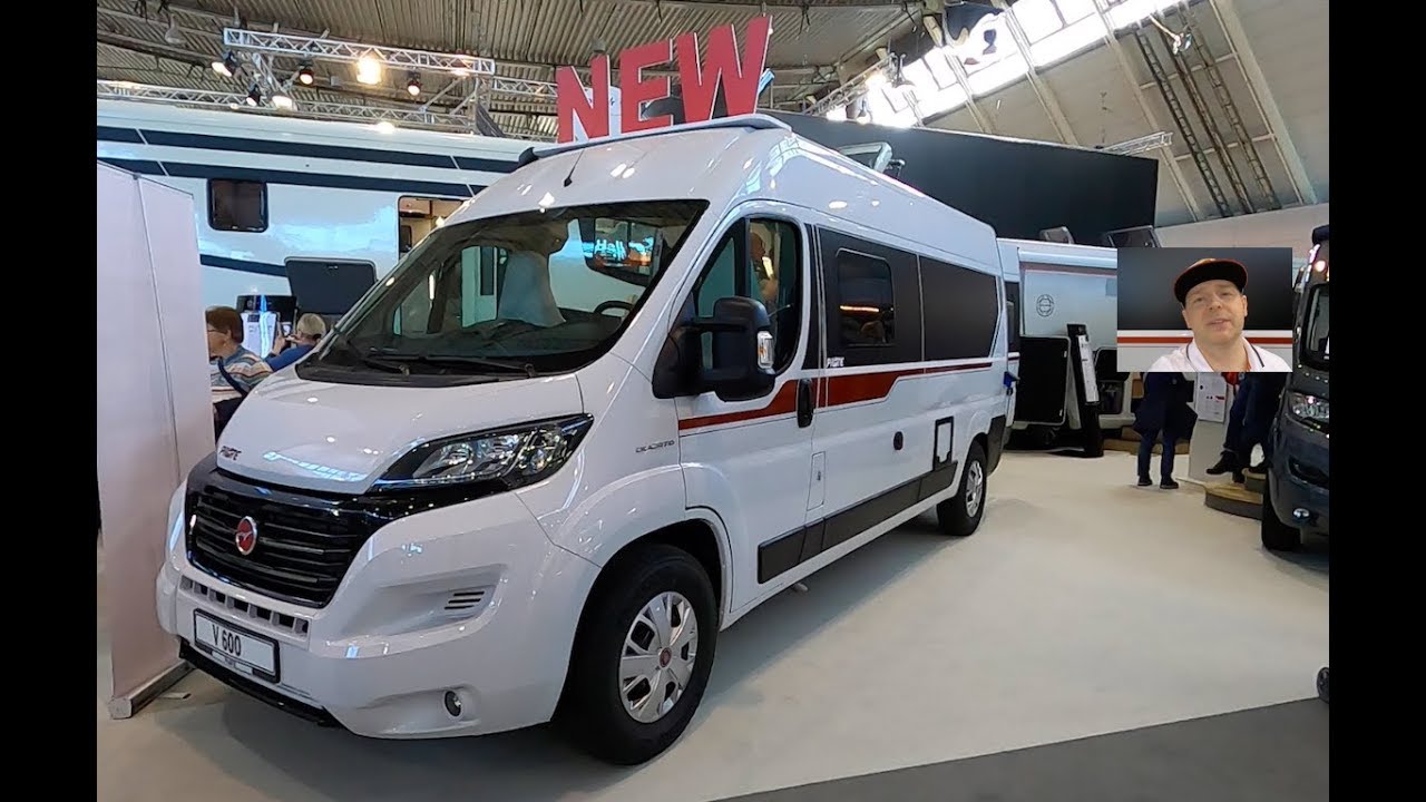Pilote V 600 G4 RV Camper Van Camping car compact V600 Fiat Ducato walkaround and interior V2605