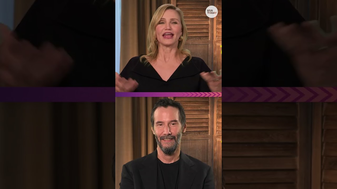 Кэмерон Диаз и Киану Ривз о баскетболе и возобновлении совместной работы.