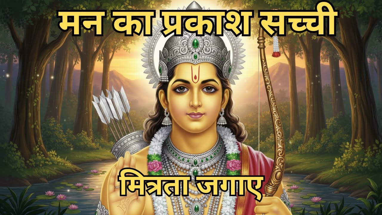 मन का प्रकाश सच्ची मित्रता जगाए #ayodhyaramkipaidi #ramayan