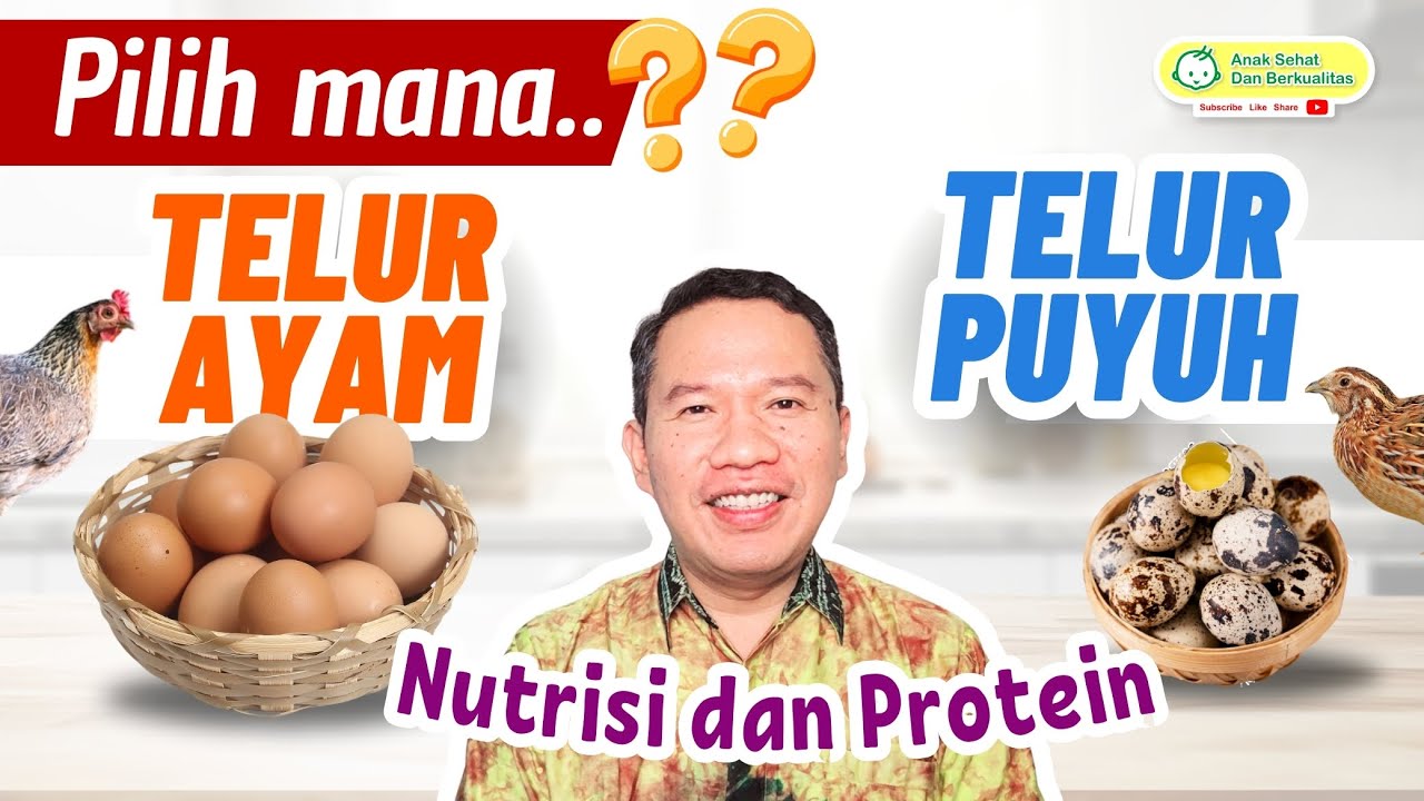 Perbandingan protein telur ayam dan telur puyuh