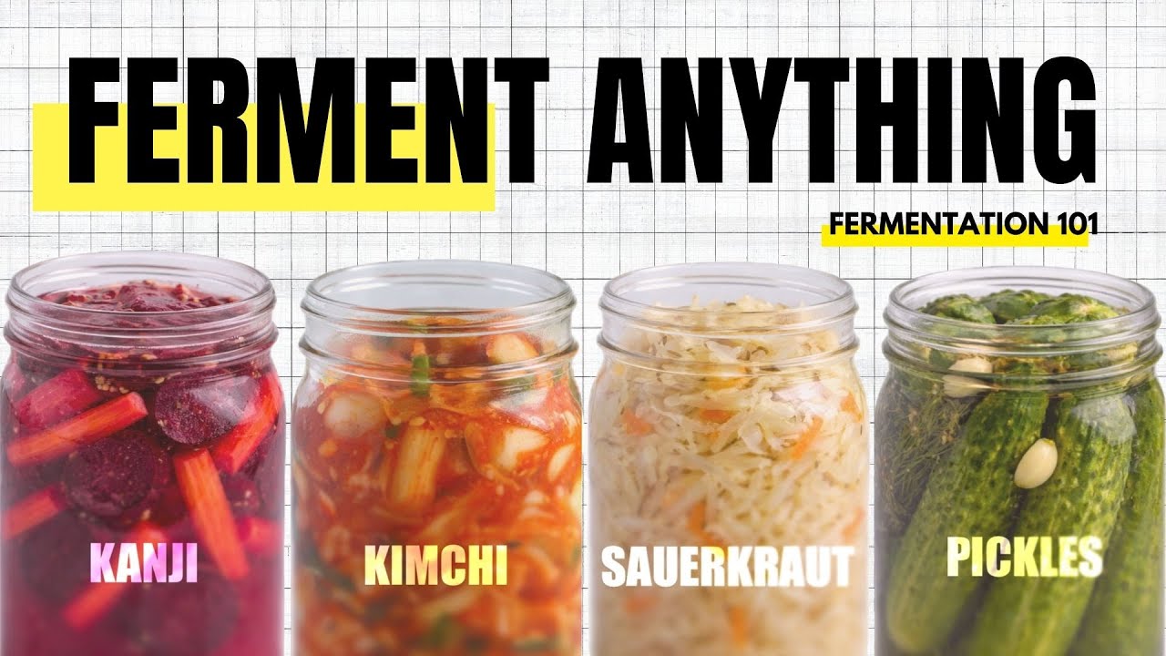 How To Ferment Anything - Easiest Way To Make Probiotics At Home