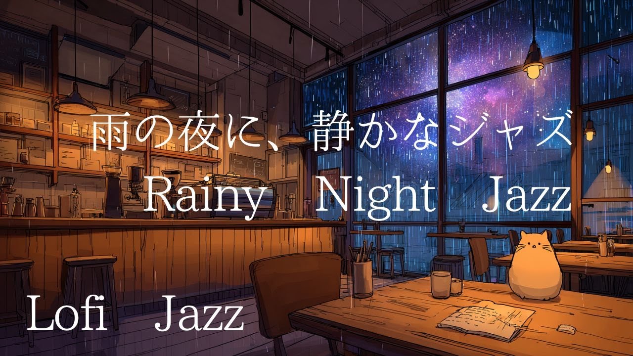 雨音に溶けるレインジャズ ☔夜のBARで静かに流れる大人のBGM｜Rain Jazz