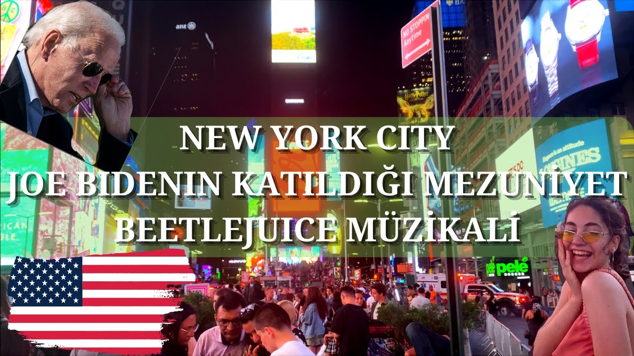 ABLAMIN MEZUNİYETİNE JOE BIDEN GELDİ!!!// NEW YORK CITY// VLOG#9.1 AMERİKA