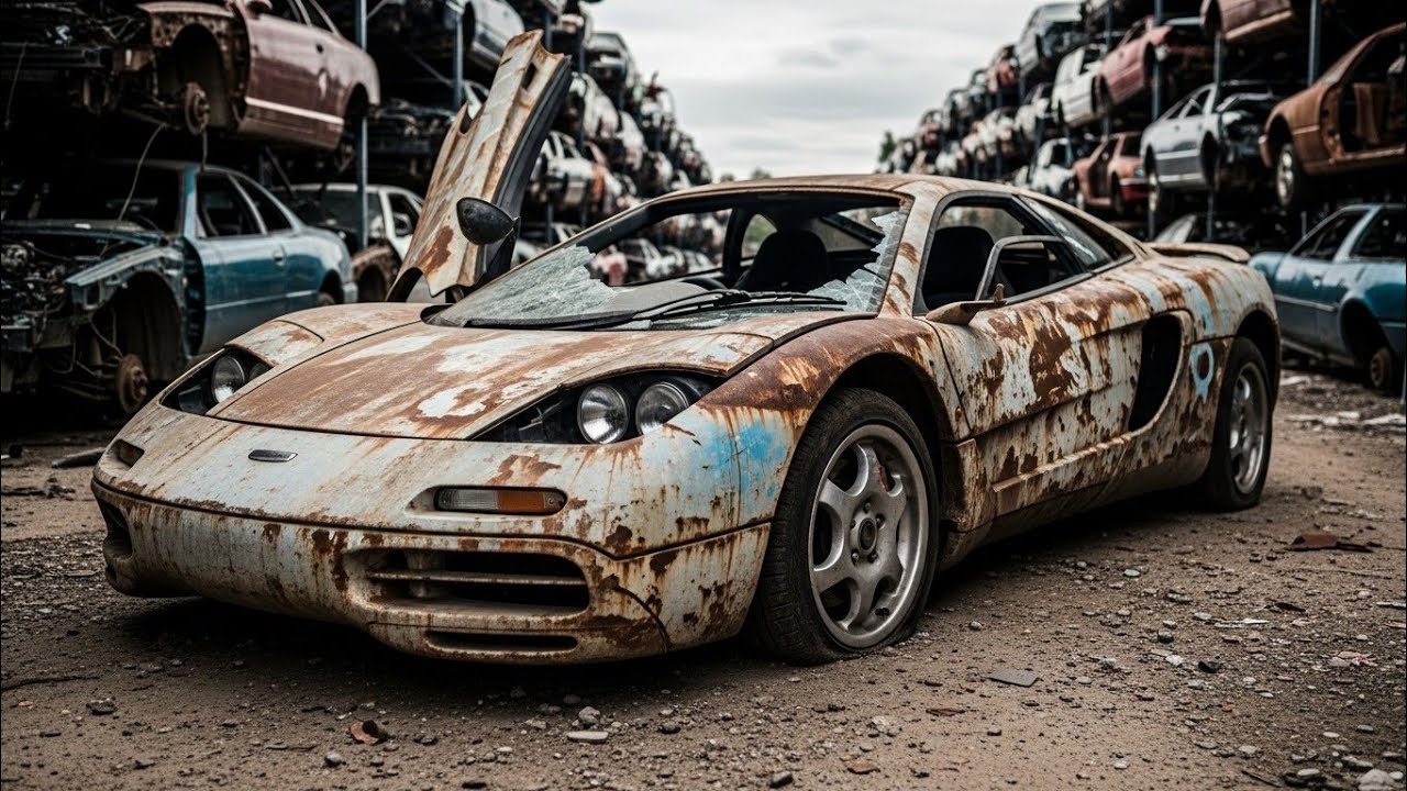 Found an Abandoned McLaren F1 | FULL ASMR RESTORATION #shortvideo #restoration 