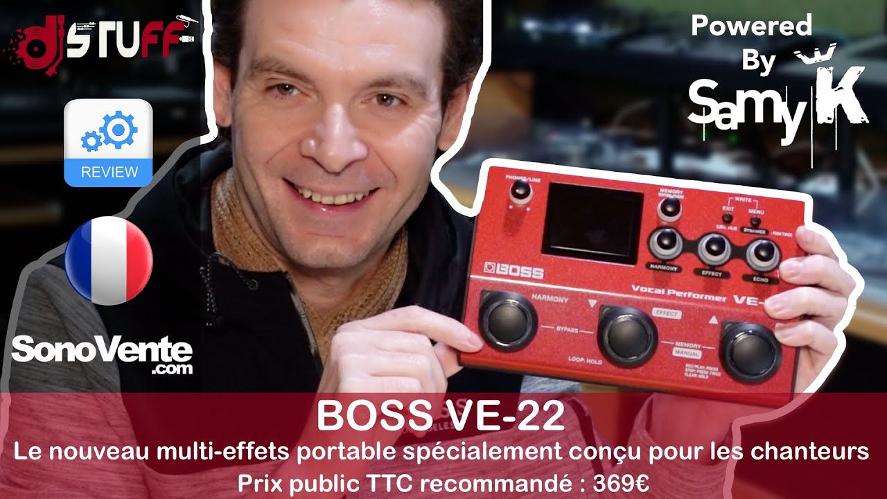 BOSS VE-22 : le nouveau multi-effets portable spécialement conçu pour les chanteurs