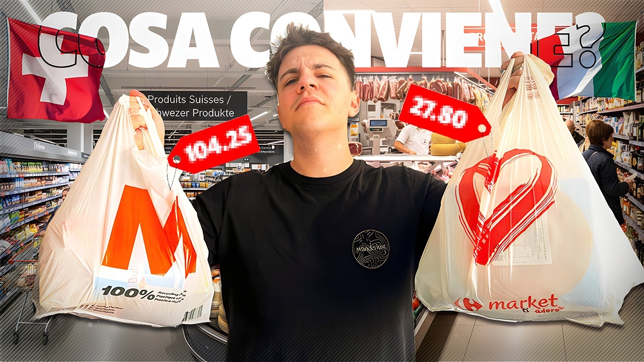 SPESA IN SVIZZERA VS SPESA IN ITALIA! Cosa conviene veramente?