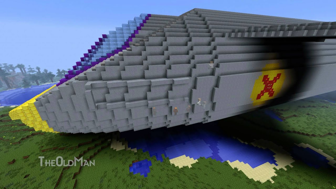 Minecraft Skyranger build Time Lapse