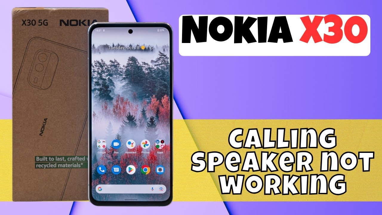 Nokia X30 Call Ear Speaker problem || Calling speaker not working