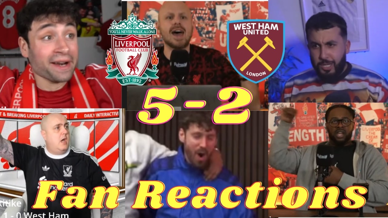 LIVERPOOL 5-2 WEST HAM! 🔥 Fan Reactions as Ekitike DOMINATES with Goal & 2 Assists!