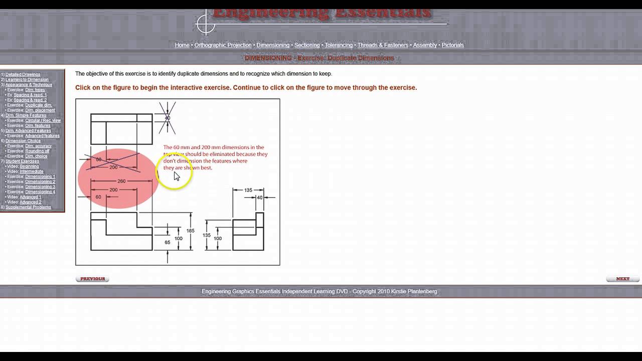 Dimension Lecture B Proper placement of dimensions