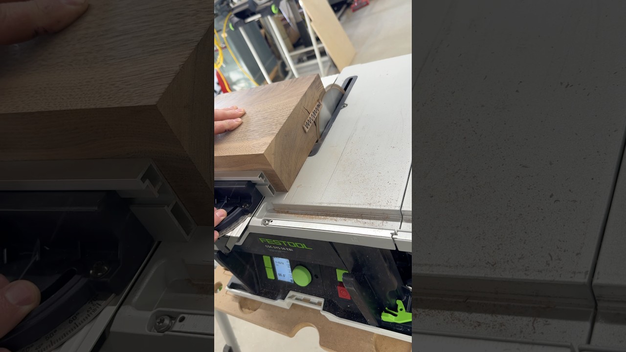 A quick inlay trim on the @f@festool-canadaSC SYS 50 then fill the crack and sand with the ETS 150