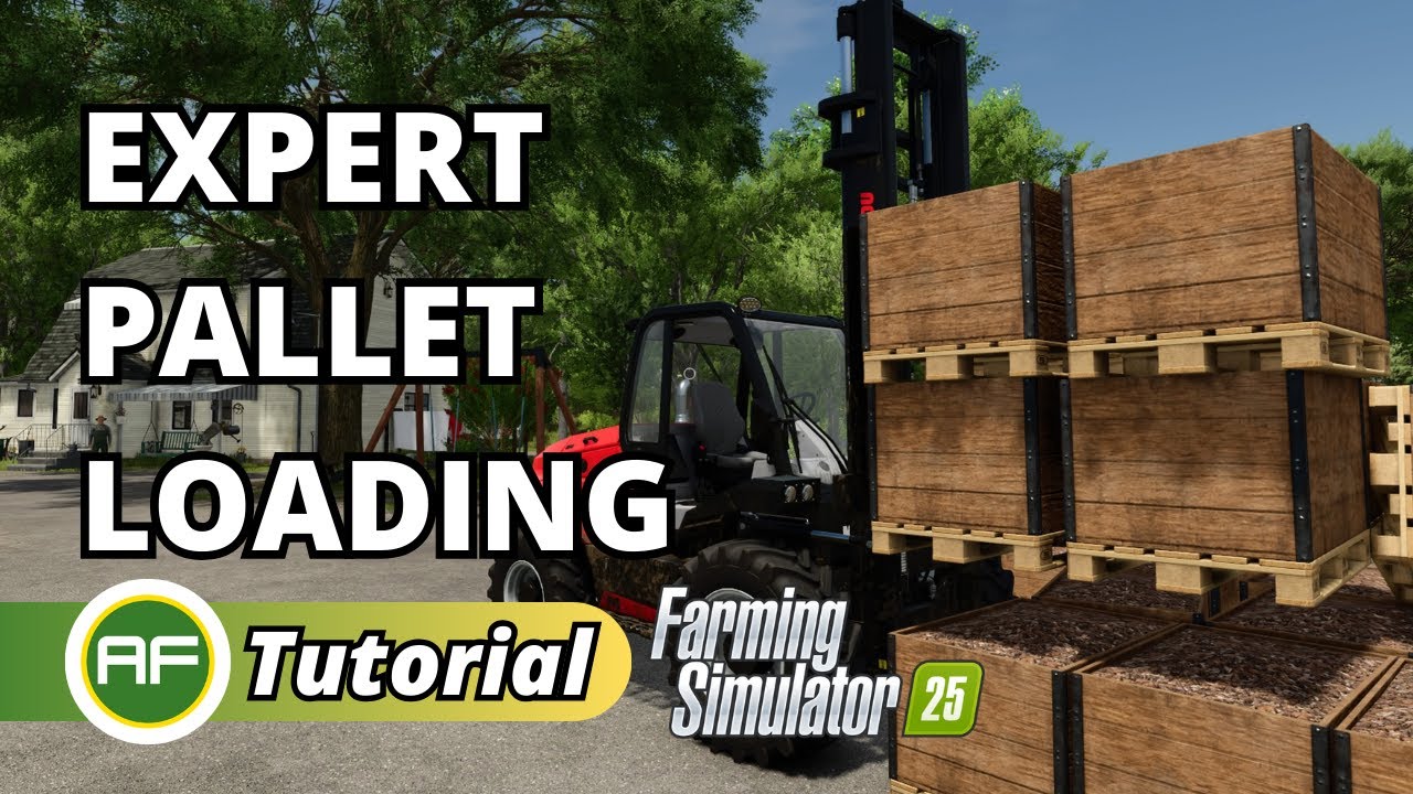 Load Pallets 4 X FASTER Using This Method In Farming Simulator 25