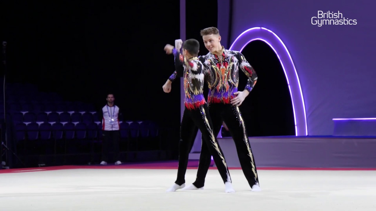 Nassman, Large - BRONZE - Junior Men's Pair Dynamic Final - 2019 Acrobatic European Championships